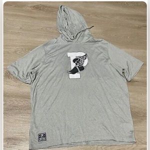 Vintage Ralph Lauren polo short sleeve hooded shirt used. Mint condition Size L